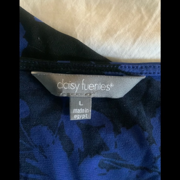 Daisy Fuentes Women's Top Gathered 3/4 Sleeve Length Size Small - Picture 5 of 6